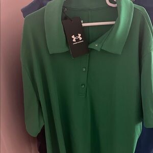 Under Armour Vibrant Green Polo